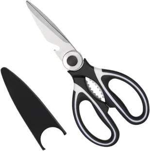 1127- Heavy Duty Scissors for Kitchen Use Chicken, Poultry, Fish, Meat Vegetables Scissors  (Set of 1, Black)