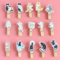 1190- Wooden Hanging Clips - Set Of 10