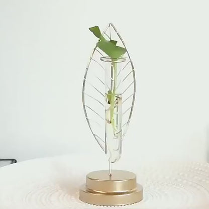 Leaf With Test Tube
