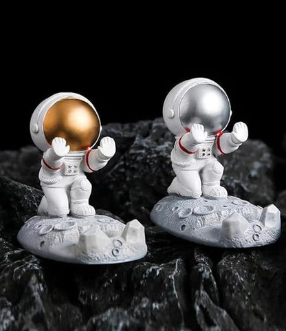 1185- Mobile Stand Cool Astronaut Design Mobile Holder tatue for Home Decor, Car Dashboard, Kids Birthday, Office Desktop, Living Room, Gifting, New Year Decorations pack of 1